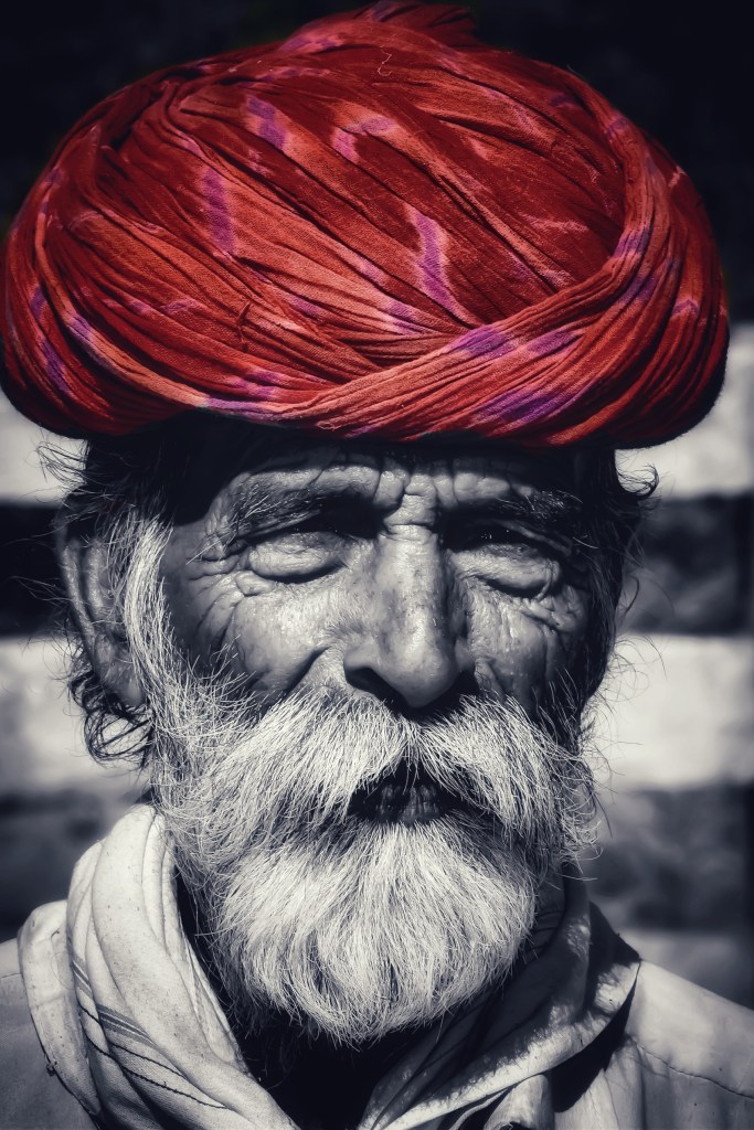 Mewari Old aged man, Kumbhalgarh, Rajasthan