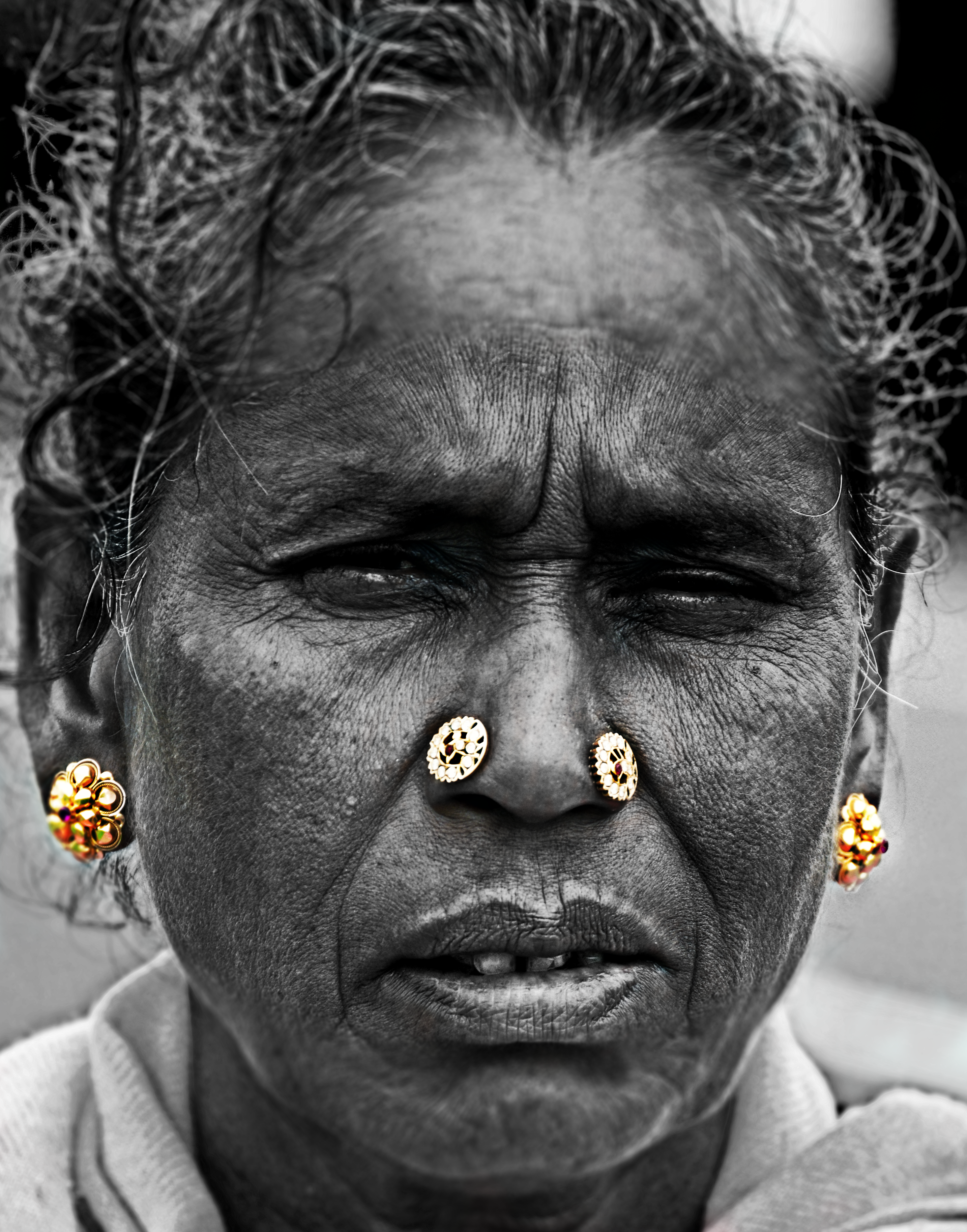 Old Lady- Paddy Field Labourer